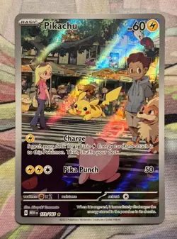 Pokemon TCG Scarlet & Violet 151 English Pikachu Illustration Rare 173/165 NM - Image 1