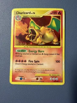 Pokemon TCG Charizard 103/100 Stormfront Holo Secret Rare HP - Image 1