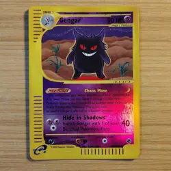 Pokemon Cars Gengar Expedition 48/165 Reverse Holo Rare 90 HP Near Mint - Image 1