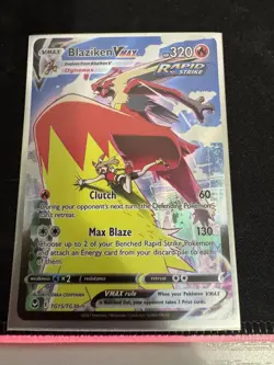 Pokemon TCG Blaziken VMAX TG15/TG30 Silver Tempest Holo Ultra Rare 320HP - Image 1