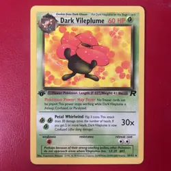 Pokemon TCG Team Rocket #30/82 Dark Vileplume (30) 1st Edition LP+ - Image 1