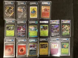 Lot Of 28 Graded Pokemon Slabs - Image 1