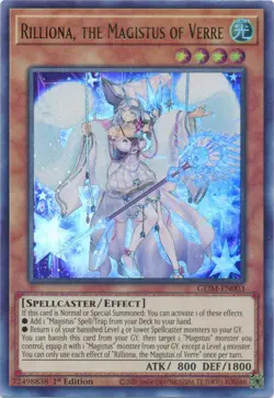 Yu-Gi-Oh! - Rilliona, the Magistus of Verre (GEIM-EN003) - Genesis Impact - NM - Image 1