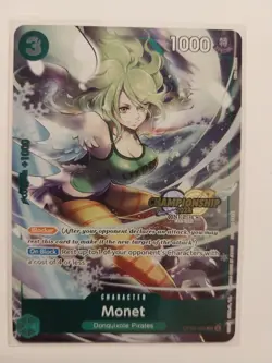 MONET (CS 2024 EVENT FINALIST) OP05-036 ONE PIECE PROMOTION CARDS FOIL NM - Image 2