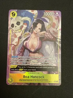 Boa Hancock Alt Art OP14-112 SR The Azure Sea’s Seven English One Piece TCG NM - Image 1