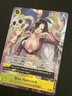 Boa Hancock Alt Art OP14-112 SR The Azure Sea’s Seven English One Piece TCG NM - Image 2