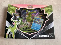 Pokemon TCG: Virizion V Box Card Game [ENG] New 2024 Original Sealed English - Image 1