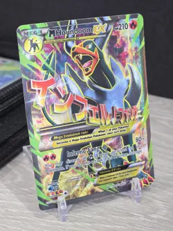 Pokemon Card M Houndoom EX 154/162 Ultra Rare Full Art Holo Breakthrough 2015 - Image 1