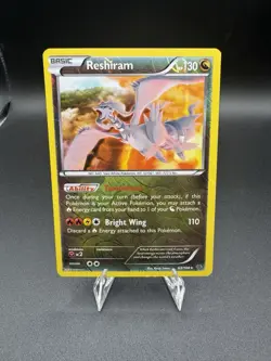 Pokemon Card Reshiram REVERSE HOLO Rare XY - Roaring Skies 63/108 MP - Image 1