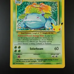 Venusaur 15/102 Pokemon Celebrations Classic Collection Holo Card - Image 3