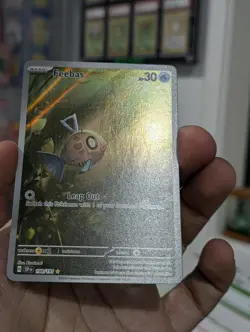 Pokemon Card 2024 FEEBAS Illustration Rare IR 198/191 Surging Sparks NM/M - Image 4
