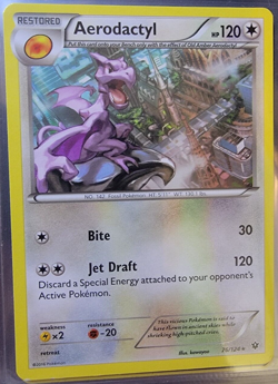 Aerodactyl # 76/124 Fates Collide Set Pokemon Trading Cards TCG Rares NM/MINT - Image 1