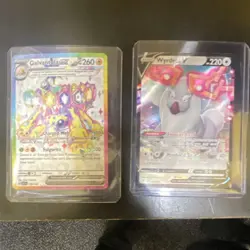 Galvantula GX & Wyrdeer V SVP Black Star Promo Holo Pokemon Cards Lot (2023) - Image 1
