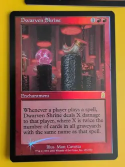 Dwarven Shrine, Dwarven Grunt. MTG Card. Odyssey.Old Border FOIL. 2 cards - Image 3