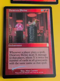Dwarven Shrine, Dwarven Grunt. MTG Card. Odyssey.Old Border FOIL. 2 cards - Image 4