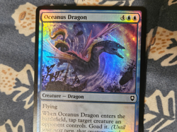 Oceanus Dragon FOIL 87/1080 Commander Legends Battle for Baldur's Gate MTG Magic - Image 3