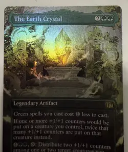 The Earth Crystal Borderless FOIL FIN 342 (MTG Final Fantasy 2025) - Image 1