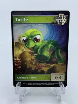 Turtle - Beast Token - Foil Promo - SCG Game Night - Magic the Gathering - Image 1
