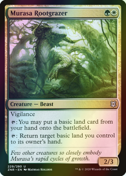 MTG Murasa Rootgrazer Foil ** Zendikar Rising ** English (NM) - Image 1