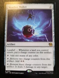 Weather Maker 0182 Rare Teenage Mutant Ninja Turtles Magic: The Gathering - Image 1