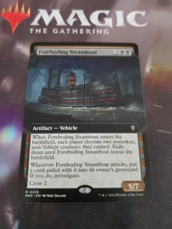 Mtg. 2x Foreboding Steamboat. Borderless. Murders at Karlov Manor. Pack Fresh - Image 1