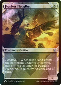 MTG Fearless Fledgling Showcase Foil ** Zendikar Rising ** English (NM) - Image 1