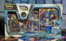 POKEMON LUCARIO VSTAR PREMIUM COLLECTION BOX FACTORY SEALED - Image 1
