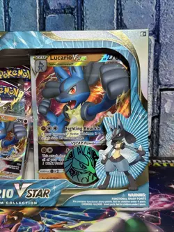 POKEMON LUCARIO VSTAR PREMIUM COLLECTION BOX FACTORY SEALED - Image 3