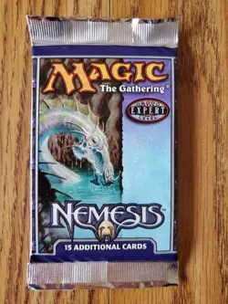 MAGIC THE GATHERING Lot of Three (3) NEMESIS Factory Sealed Booster Packs - Image 3