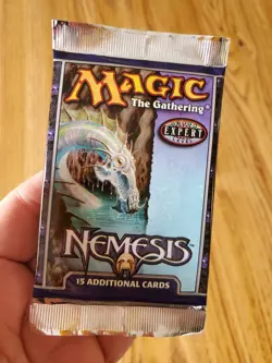 MAGIC THE GATHERING Lot of Three (3) NEMESIS Factory Sealed Booster Packs - Image 4