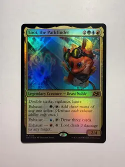 Loot, the Pathfinder 212 MTG Aetherdrift Foil - Image 1