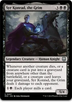 Syr Konrad, the Grim Commander Deck EDH MTG Magic Ready-to-Play Mono-Black - Image 3