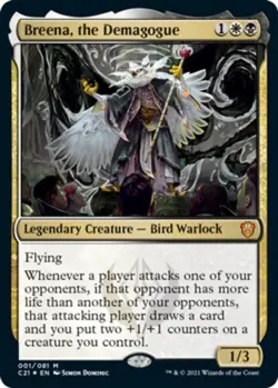 Breena, the Demagogue - Foil NM, English MTG Commander 2021 - Image 1
