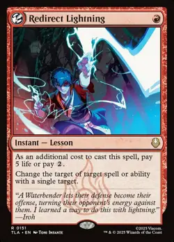Redirect Lightning - Foil NM, English Avatar: The Last Airbender - Image 1