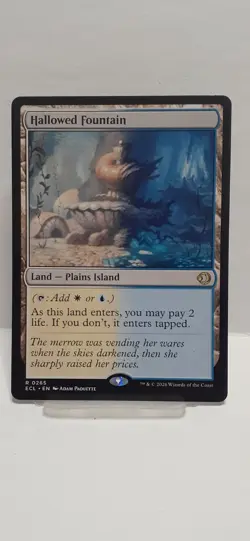 Hallowed Fountain Lorwyn Eclipsed (ECL) Magic The Gathering MTG 0265 MINT - Image 1