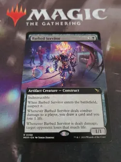 MTG. 2x Barbed Servitor. Borderless. Murders at Karlov Manor. Pack Fresh - Image 1