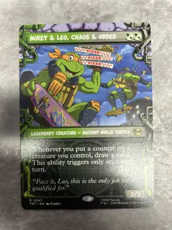 Mikey & Leo, Chaos & Order Showcase Regular Teenage Mutant Ninja Turtles 247 MTG - Image 1