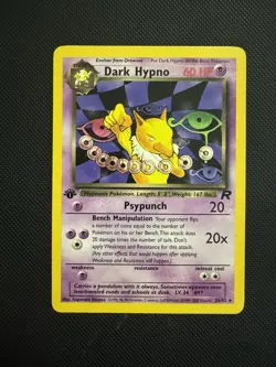 Dark Hypno 26/82 Team Rocket 1st Edition Pokemon S27 - Image 1