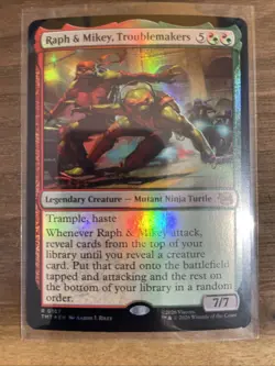 Raph & Mikey, Troublemakers Teenage Mutant Ninja Turtles Foil R0167 - Image 1
