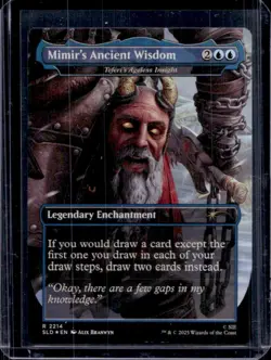 2025 Magic God of War Secret Lair Drop Mimir's Ancient Wisdom Borderless #2214 - Image 1