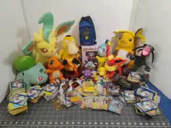 Pokemon Huge Lot Plush Cards Figures Charizard Rayquaza Raichu Funko Mew + More - Image 1