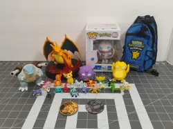 Pokemon Huge Lot Plush Cards Figures Charizard Rayquaza Raichu Funko Mew + More - Image 4