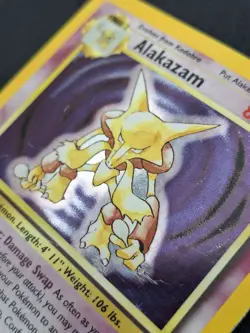 Pokemon Cards: Base Set Rare Holo: Alakazam 1/102 - Image 3