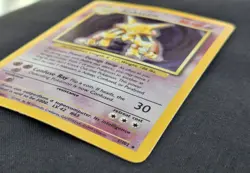 Pokemon Cards: Base Set Rare Holo: Alakazam 1/102 - Image 4