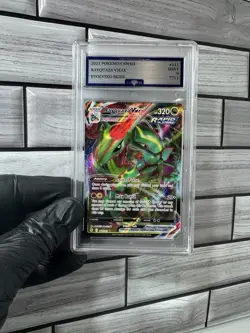 Pokemon TCG Rayquaza VMAX 111/203 Evolving Skies Ultra Rare Holo Graded - Image 1