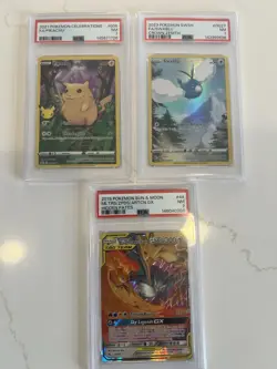 Pokemon TCG Graded Cards Lot All PSA 7, 3 Cards - Image 1