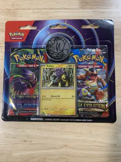 Pokemon TCG: Enhanced 2-Pack Blister feat Raikou Phantasmal Flames-Mega Evo - Image 1