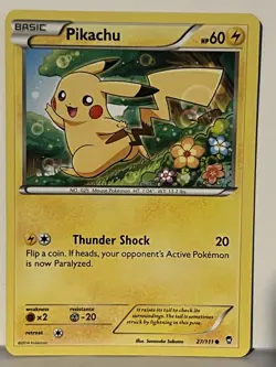 Pikachu 27/111 XY - Furious Fists NM Pokemon Fast Shipping - Image 1