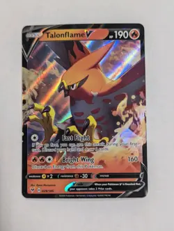 Talonflame V 029/185 Swsh04: Vivid Voltage Holo Pokemon TCG NM - Image 1