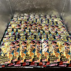 36x Mega Evolution Ascended Heroes Booster Pack Lot of 36 Pokemon TCG - Image 1